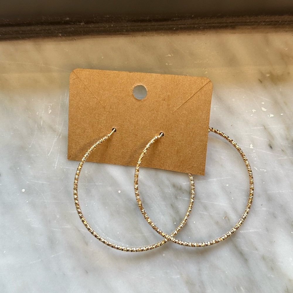 Classic Large Hoop Earrings